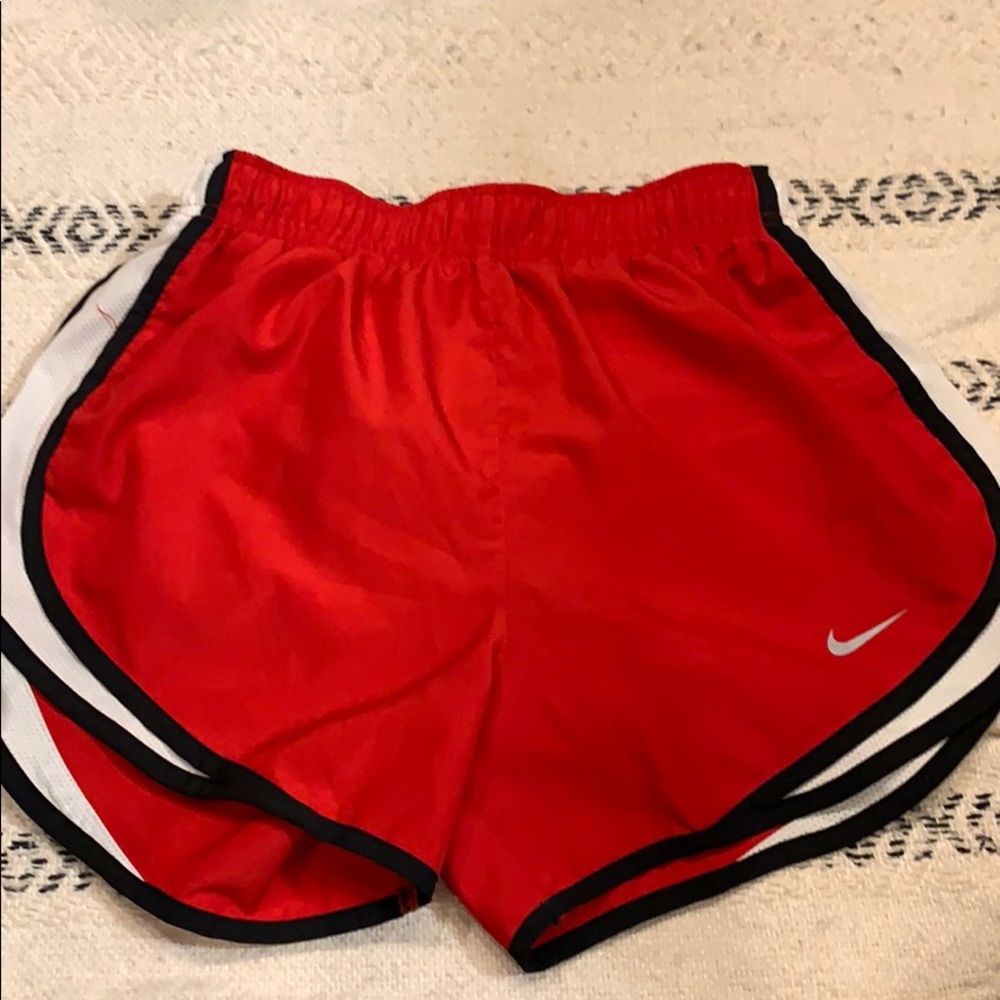 RED NIKE SHORTS
